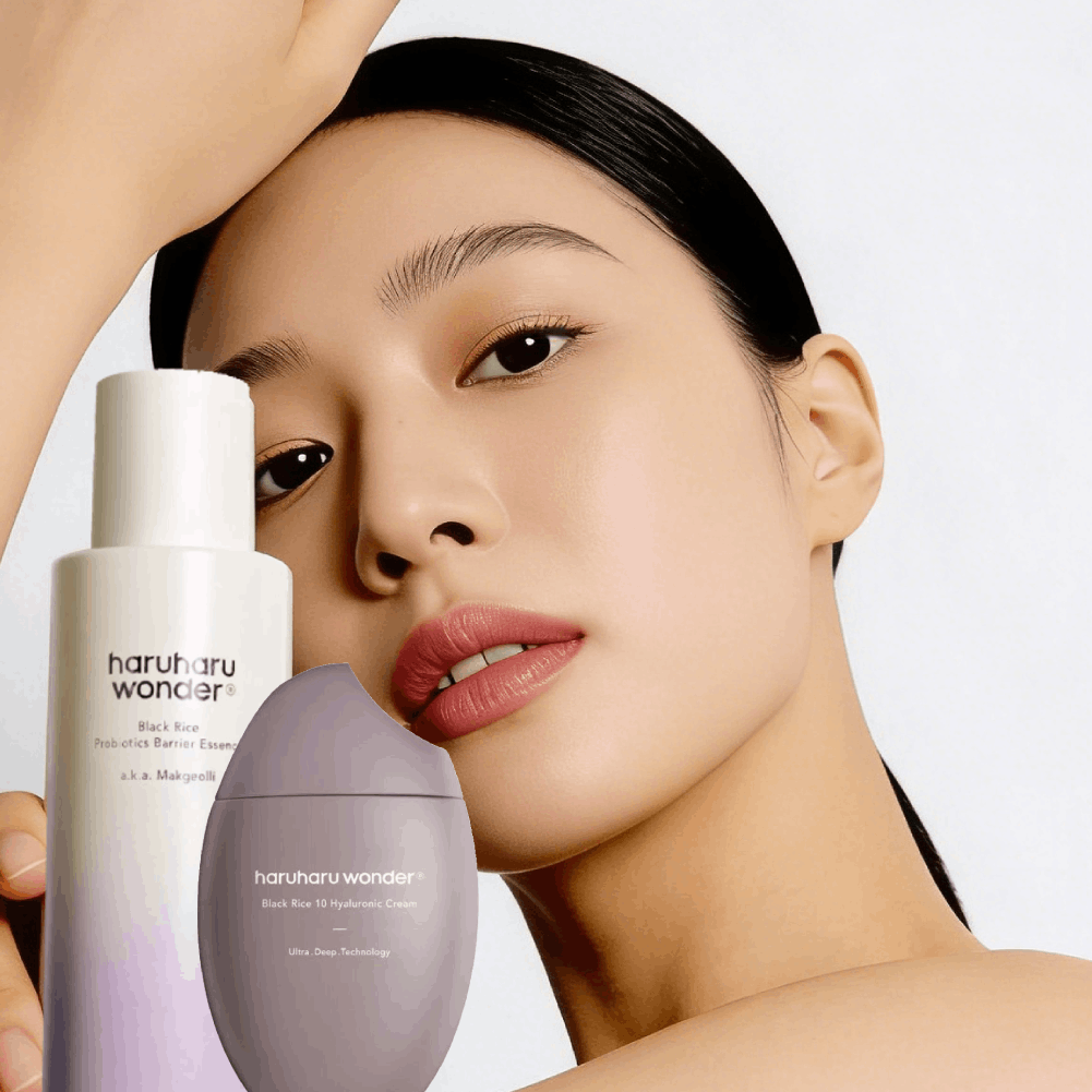 Probiotic Skin Toner - เซ็ตผลิตภัณฑ์ดูแลผิวหน้า ฮารุฮารุ แบล็ครाइซ โปรไบโอติก สกินแคร์ เอสเซนส์