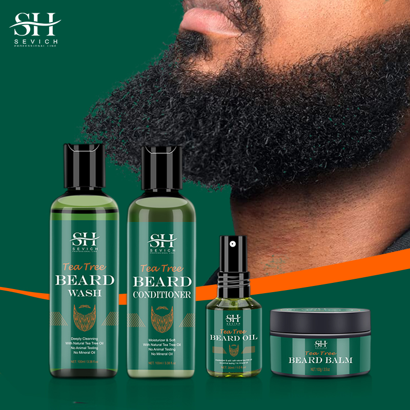 Tea Tree Spot Treatment - ชุดบำรุงเคราสำหรับผู้ชายน้ำมันบำรุงเคราให้ความชุ่มชื้นป้องกันผมร่วง