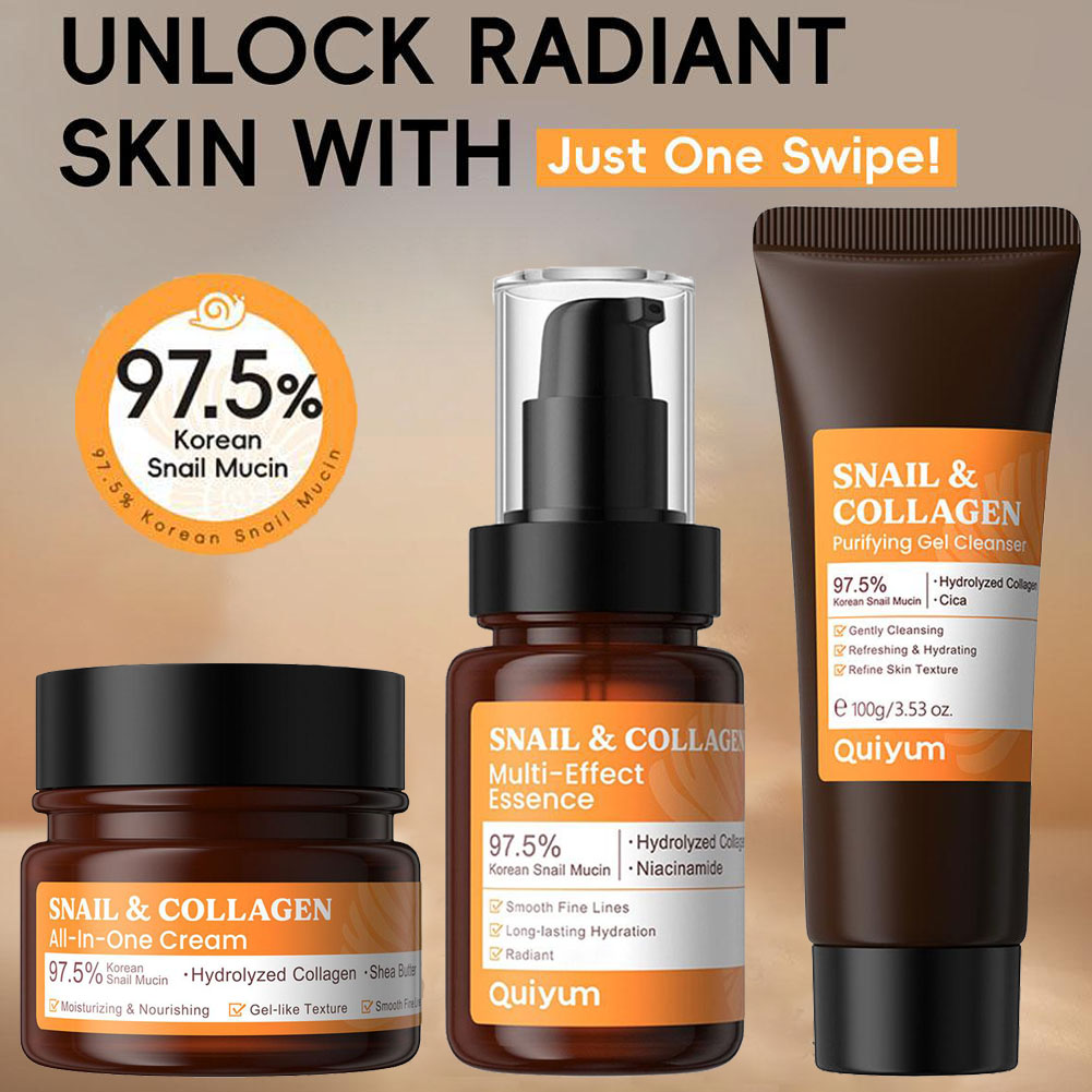 Snail Mucin Essence - สเนล มิวซิน แอนด์ คอลลาเจน มัลติ-เอฟเฟกต์ เอสเซนส์