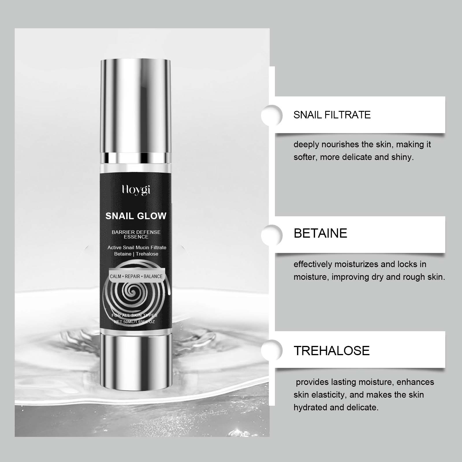 ชุดผลิตภัณฑ์บำรุงผิวด้วยเมือกห - Snail Mucin Essence บทวิจารณ์และราคา